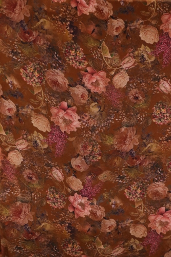 Designer Pure Printed Crepe Silk Fabric